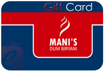 Mani's Dum Biryani E-Voucher