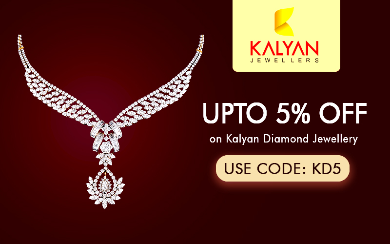 GET UPTO 5% OFF on Purchase of Kalyan Diamond E-Gift Card